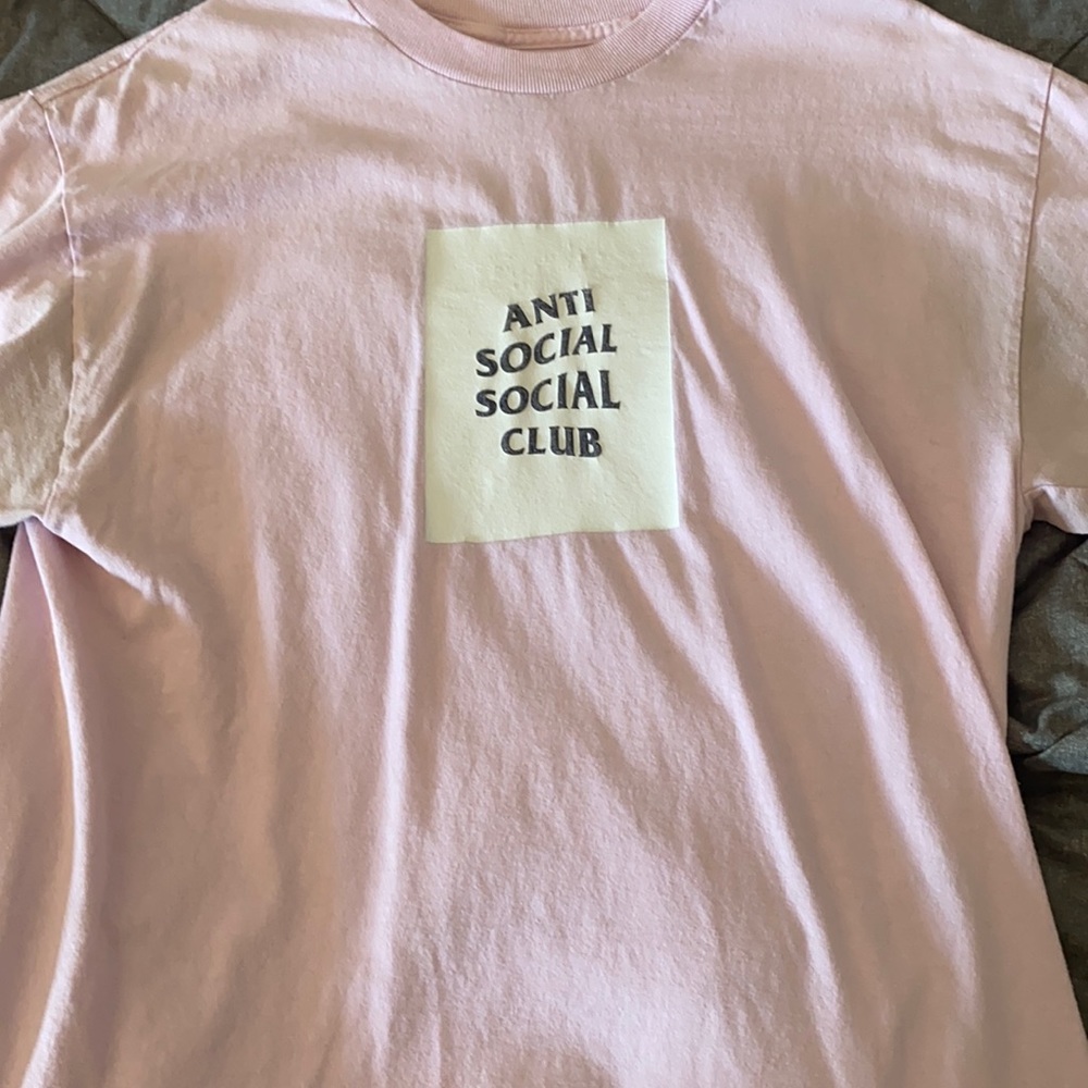 Anti Social Social Club Pink Tee L
